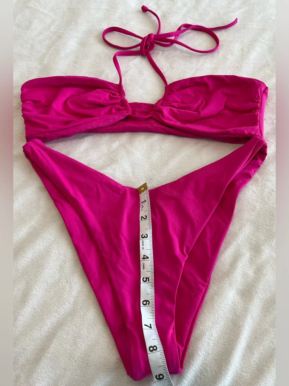 L*Space Bikini Set Dawn Convertible Top & Cabana Bitsy Bottom Large Resortwear
